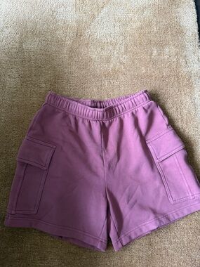 TNA Women's Cargo Shorts - Mauve Pink